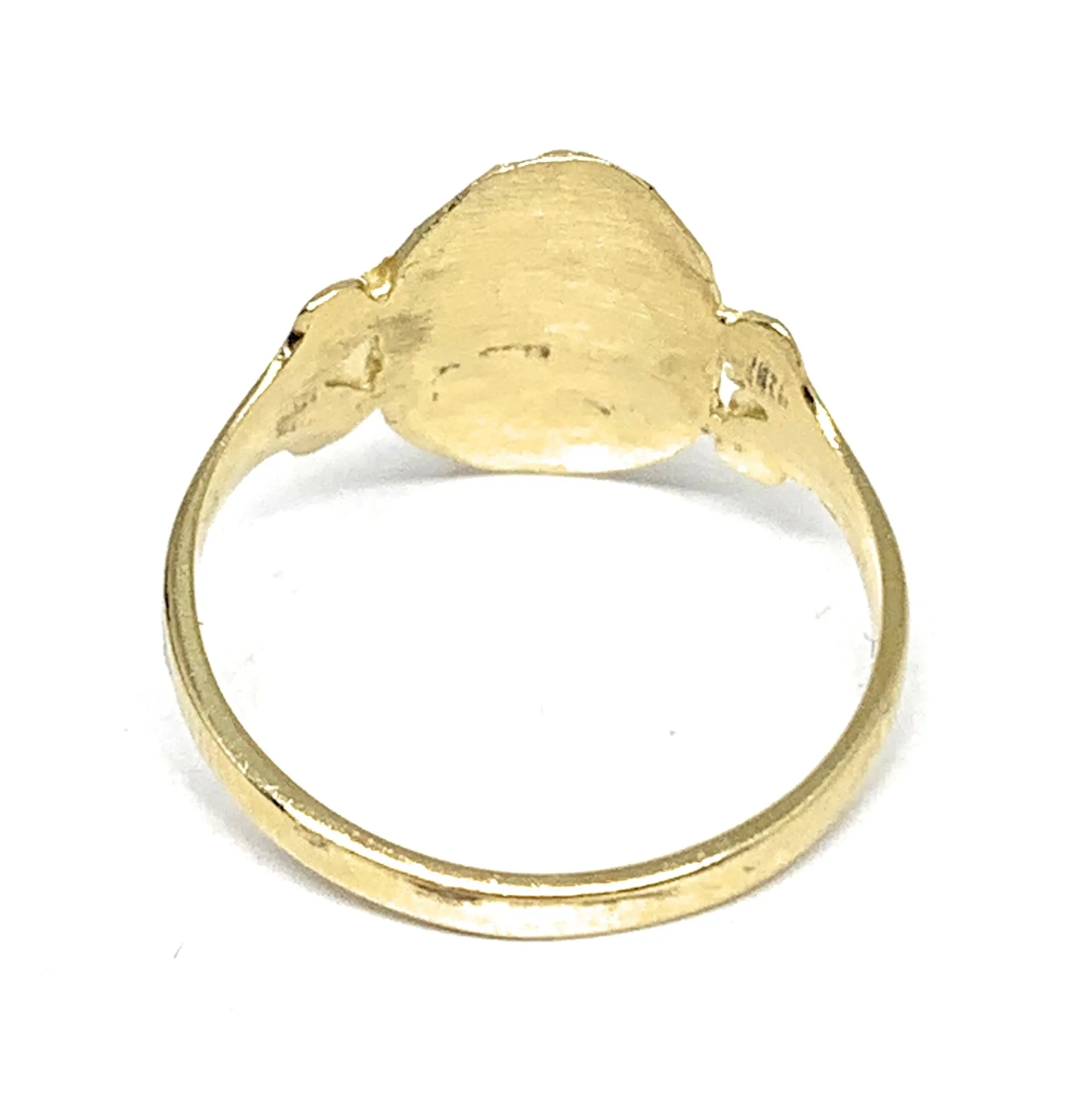 10k Solid Gold Yellow Classic Virgin Mary Rings