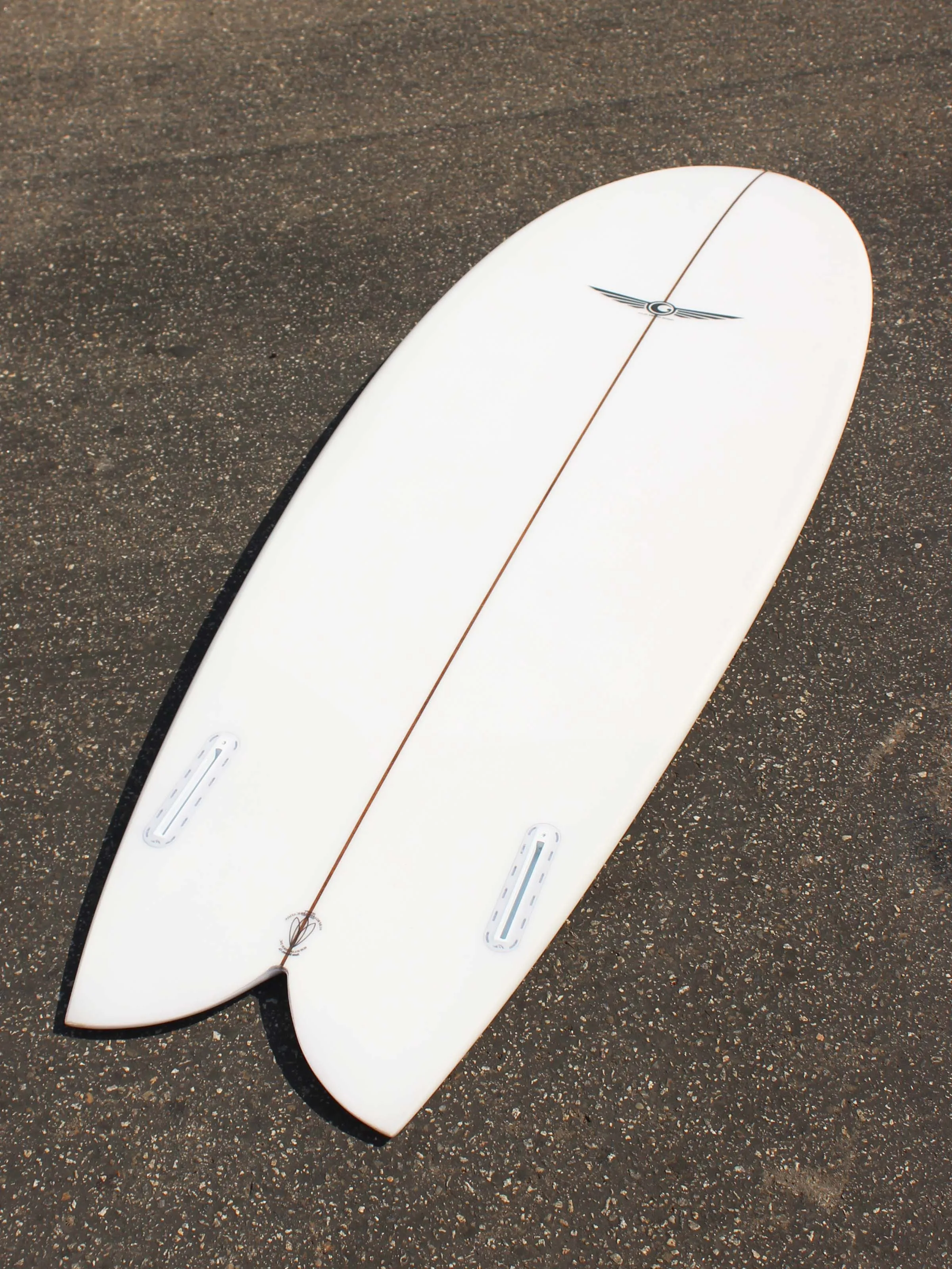 5'10 Allan Gibbons Classic Fish Surfboard