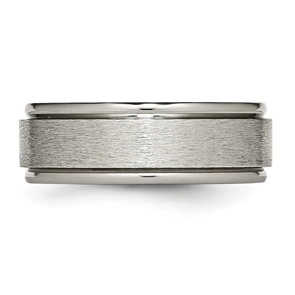 Titanium Grooved Edge Ring