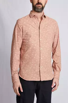 ABCL GARMENTS ITALY Liberty Pink Bird 3227 Long Sleeve Shirt - Buy Online Now!