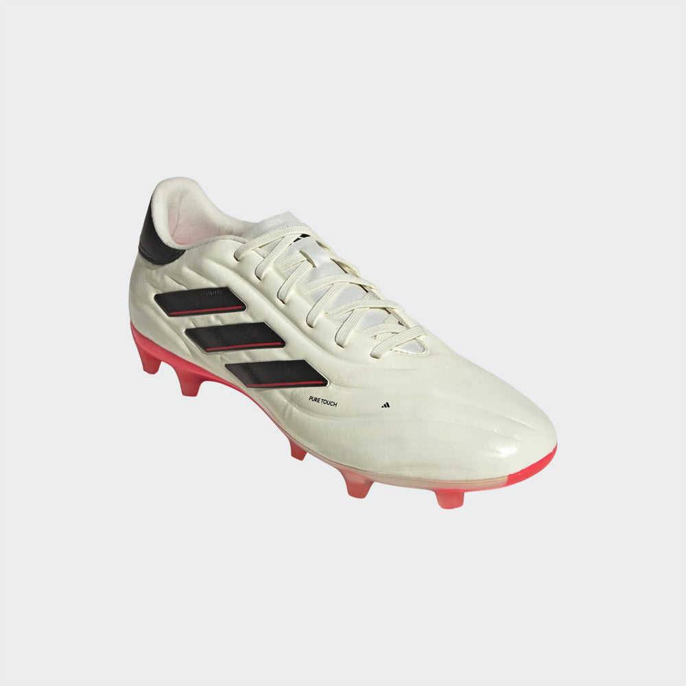 Adidas Copa Pure II Pro FG Football Boots Ivory Black Solar Red