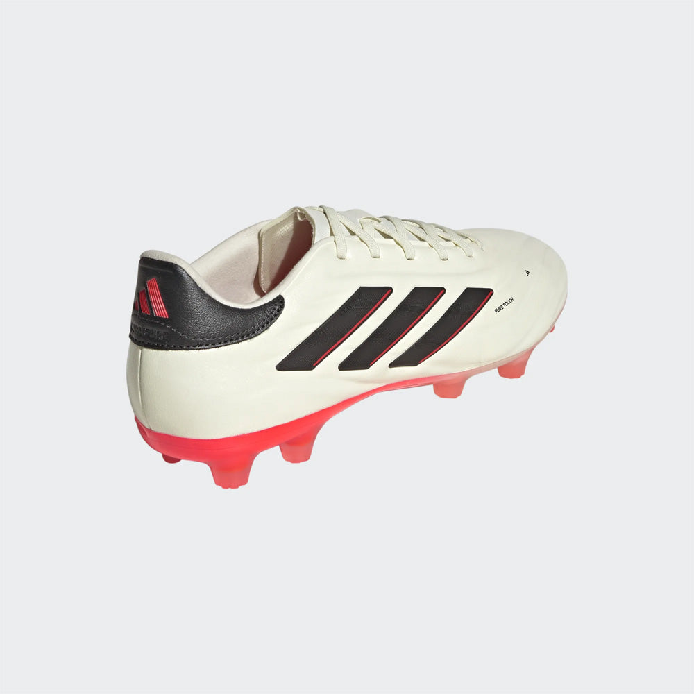 Adidas Copa Pure II Pro FG Football Boots Ivory Black Solar Red