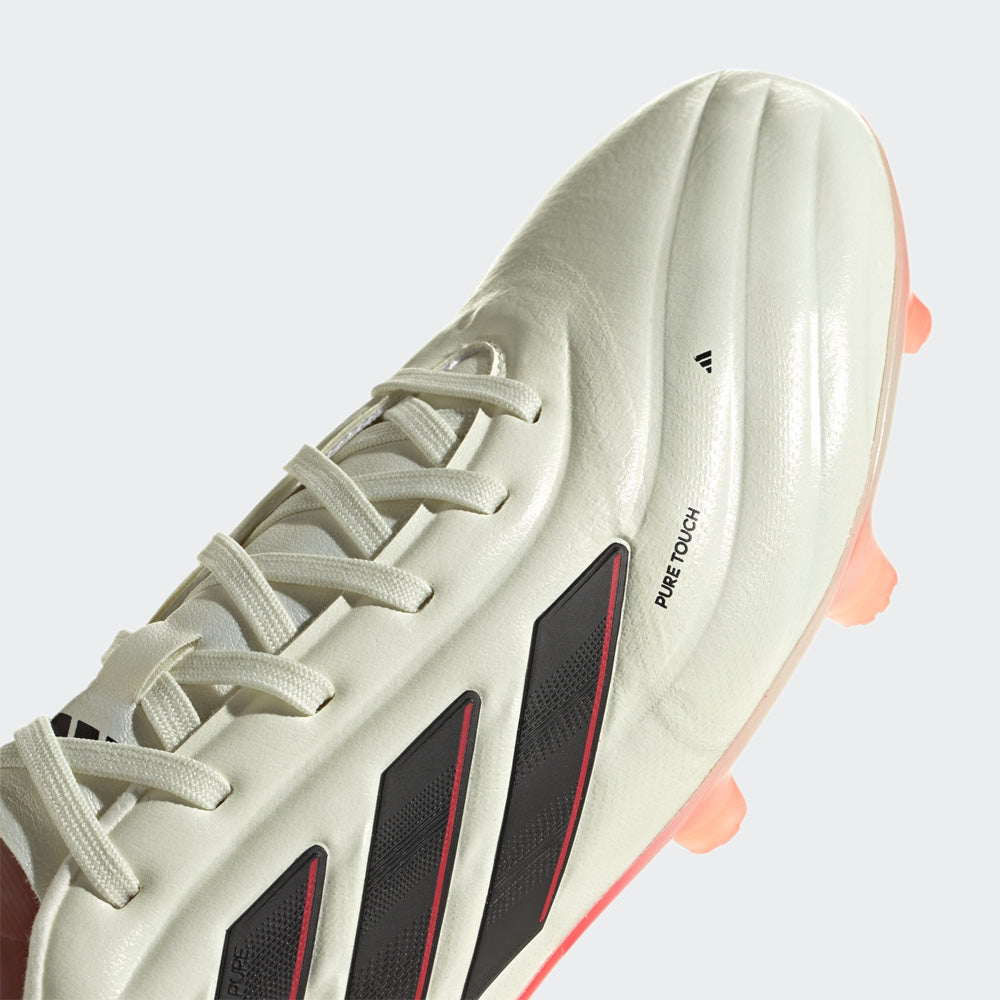 Adidas Copa Pure II Pro FG Football Boots Ivory Black Solar Red