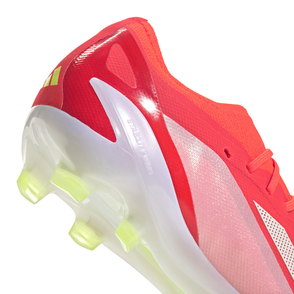 Adidas Crazyfast Elite FG Football Boots - Solar Red/White/Yellow