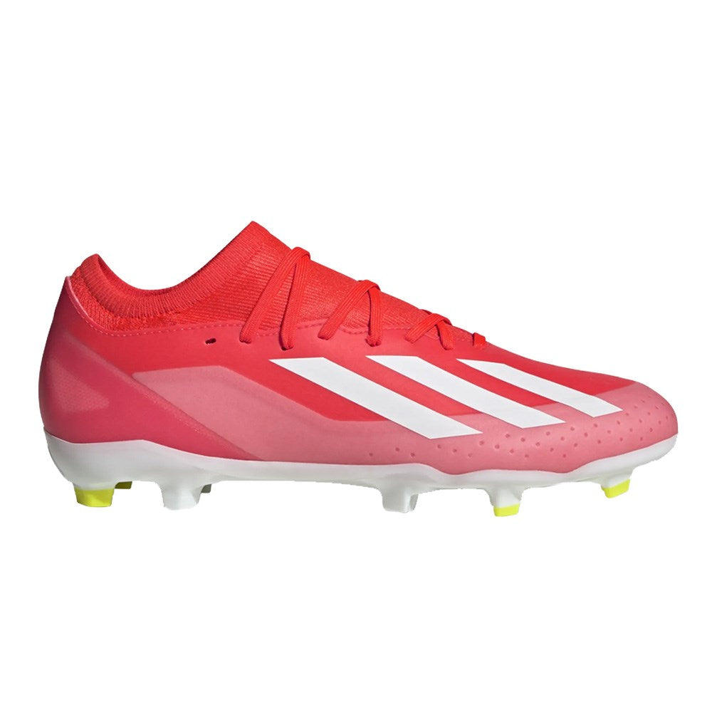 Adidas Crazyfast League FG Football Boots - Solar Red/White/Yellow