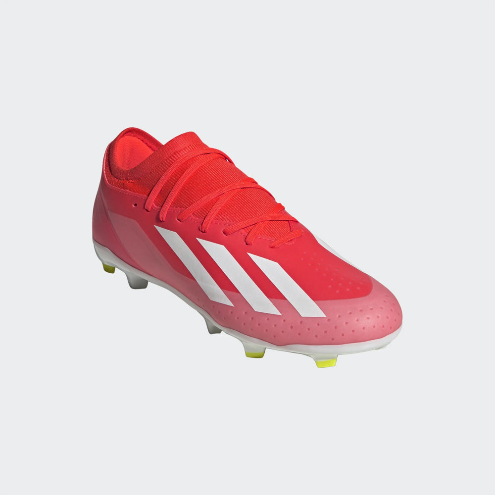 Adidas Crazyfast League FG Football Boots - Solar Red/White/Yellow