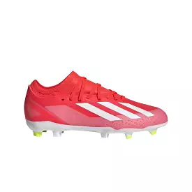 Adidas Crazyfast League FG Jnr Football Boots - Solar Red/White/Yellow