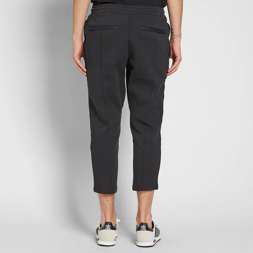 Adidas Cropped Pin Tuck Pant Black - Women's Active Wear