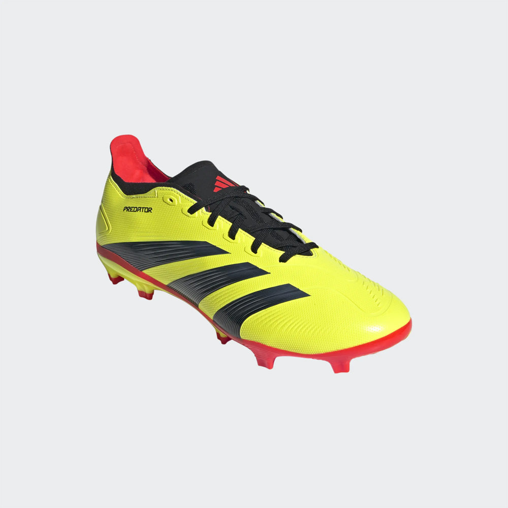 Adidas Predator League FG Soccer Cleats - Yellow/Black/Solar Red