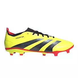 Adidas Predator League FG Soccer Cleats - Yellow/Black/Solar Red