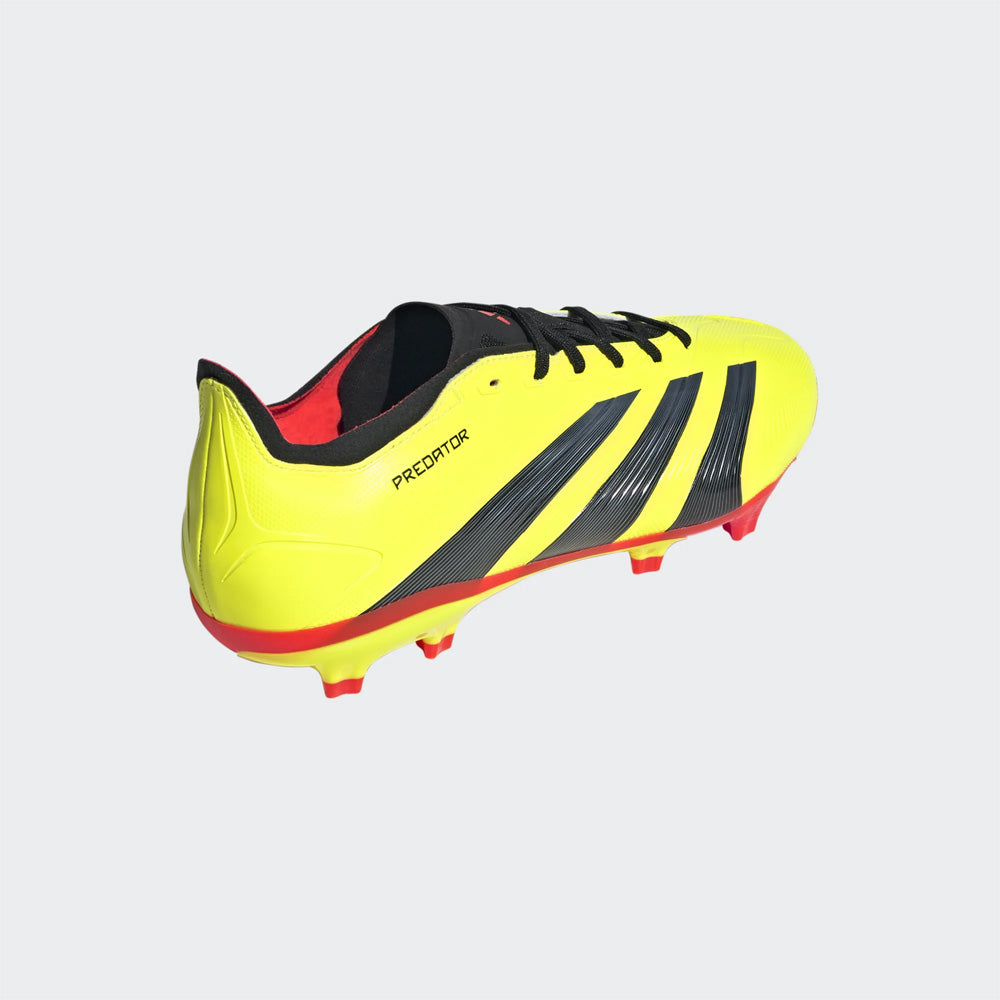 Adidas Predator League FG Soccer Cleats - Yellow/Black/Solar Red