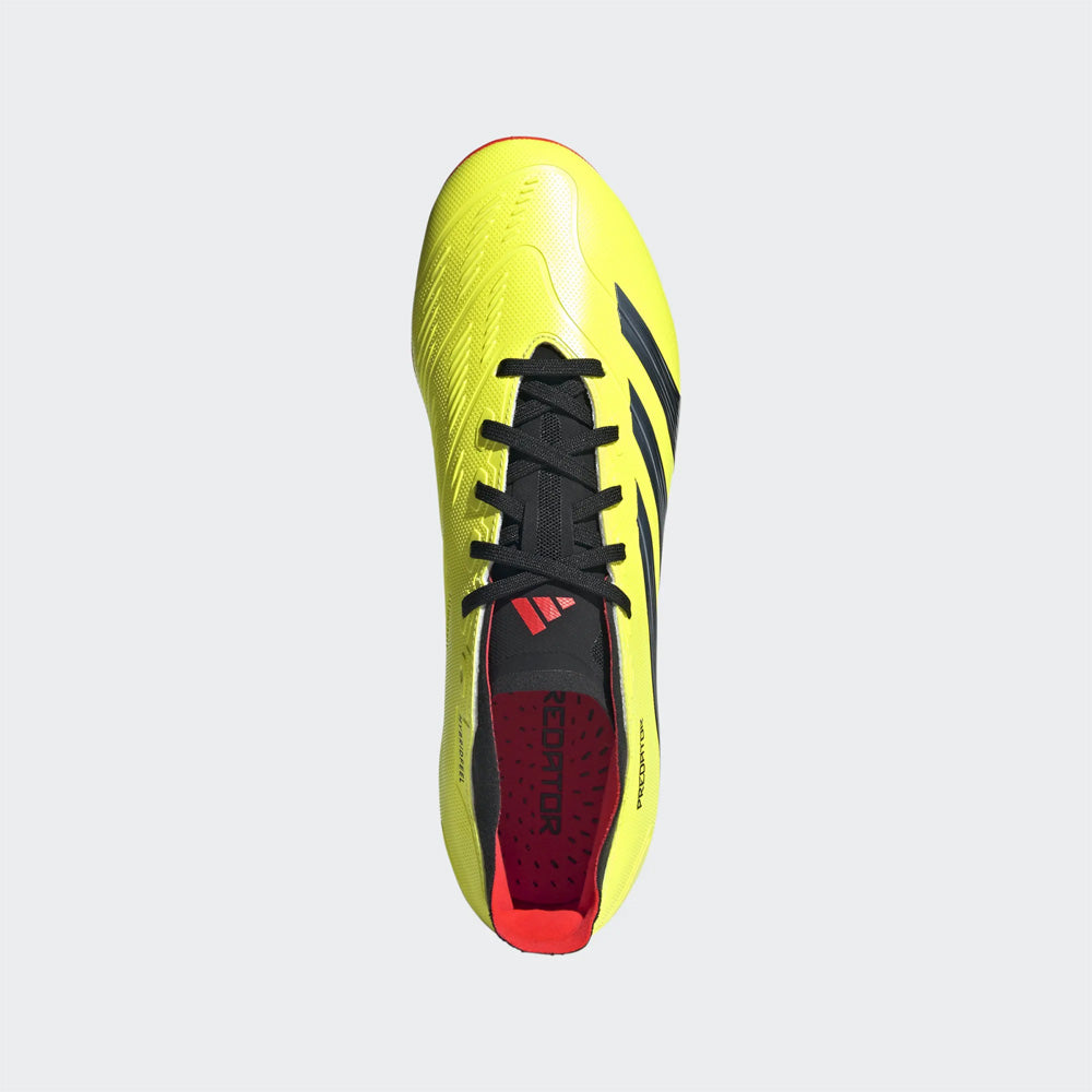 Adidas Predator League FG Soccer Cleats - Yellow/Black/Solar Red