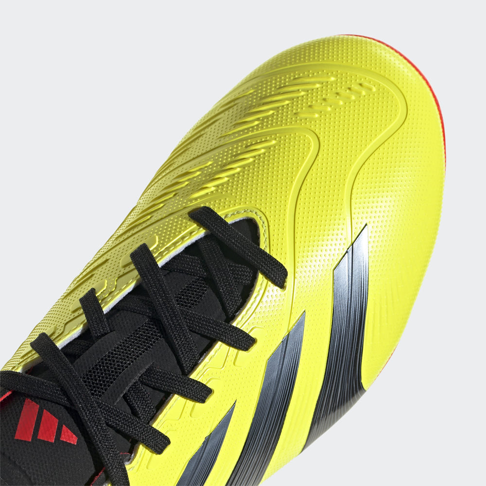 Adidas Predator League FG Soccer Cleats - Yellow/Black/Solar Red