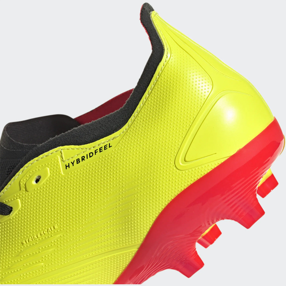 Adidas Predator League FG Soccer Cleats - Yellow/Black/Solar Red