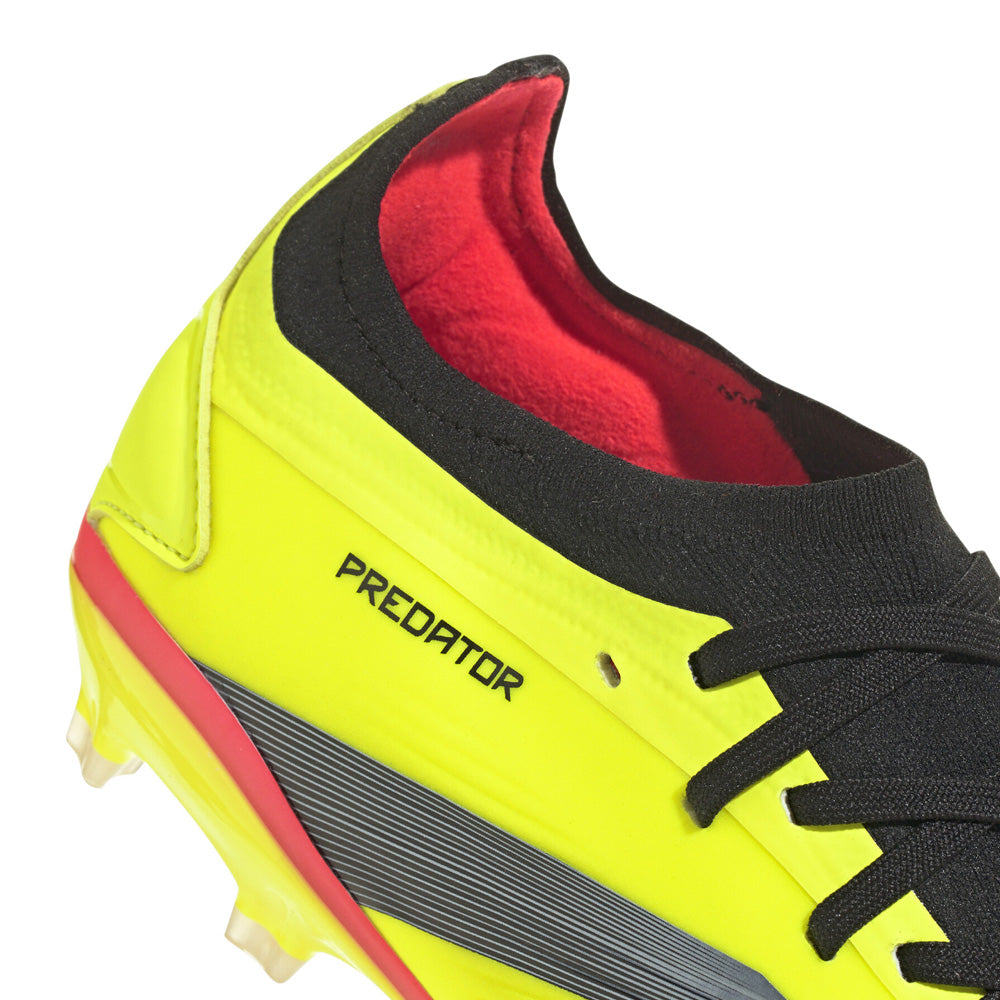 Adidas Predator Pro FG Football Boots - Solar Yellow/Black/Solar Red