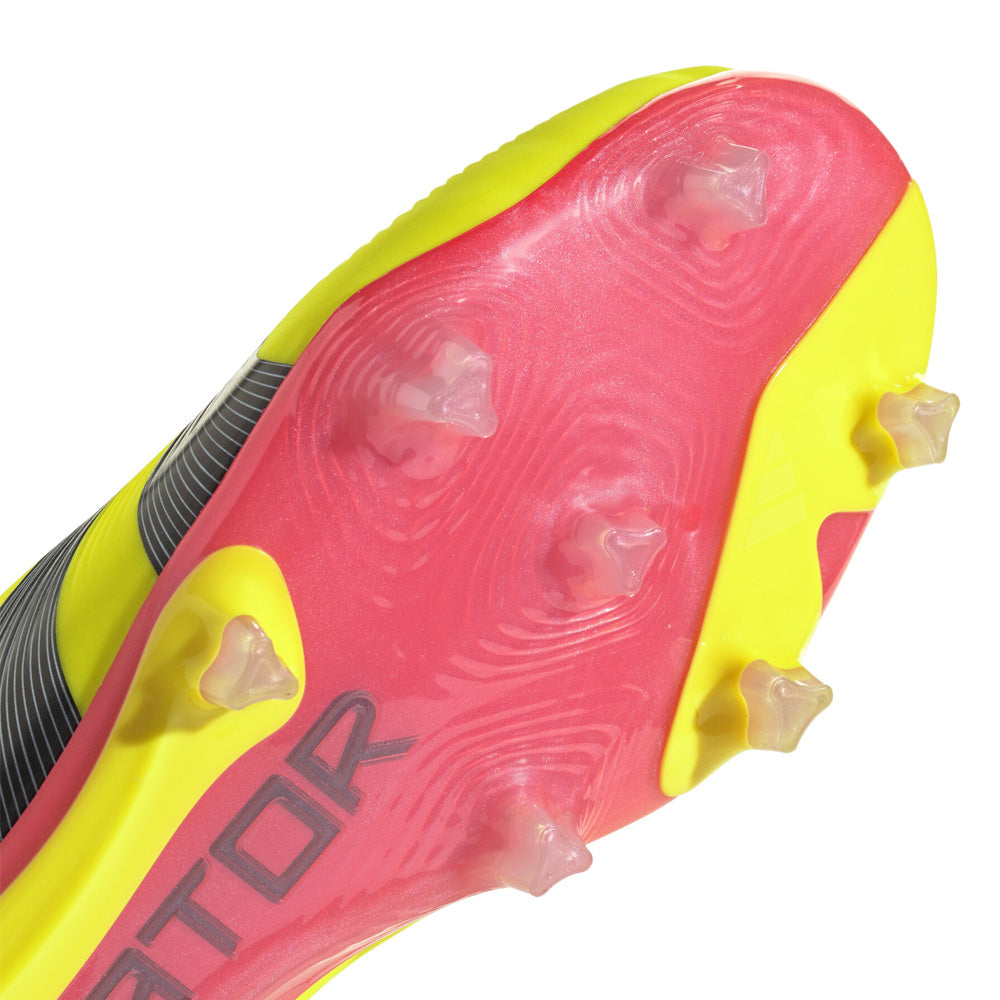 Adidas Predator Pro FG Football Boots - Solar Yellow/Black/Solar Red