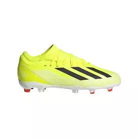 Adidas X Crazyfast League FG Junior Football Boots - Team Solar Yellow/Black/Solar Red