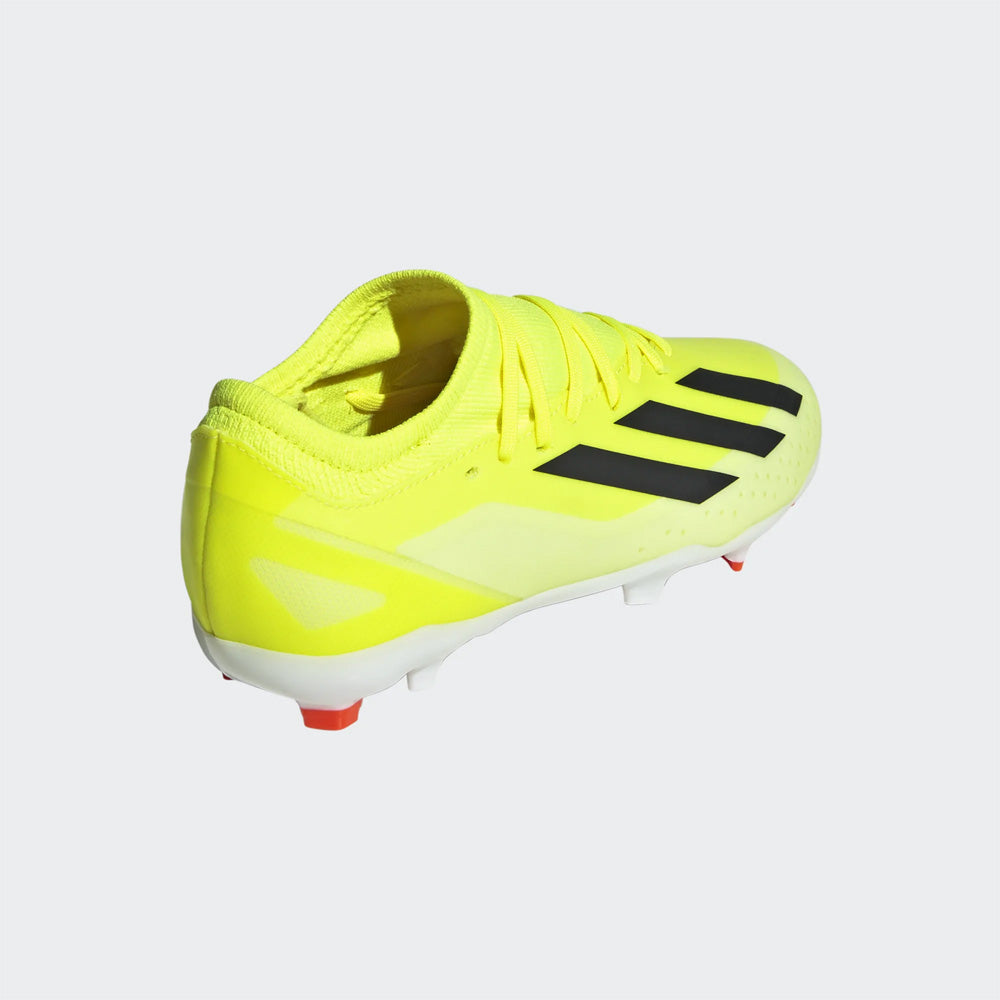 Adidas X Crazyfast League FG Junior Football Boots - Team Solar Yellow/Black/Solar Red