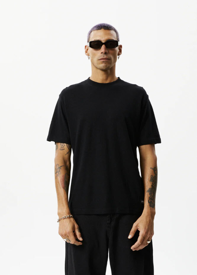 Afends Hemp Retro T-Shirt Black