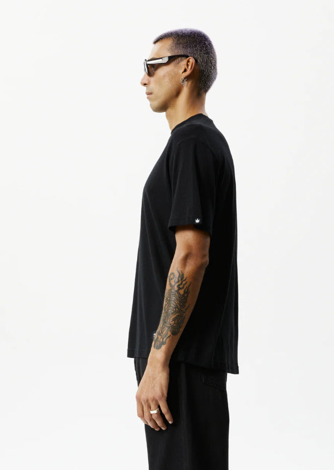 Afends Hemp Retro T-Shirt Black