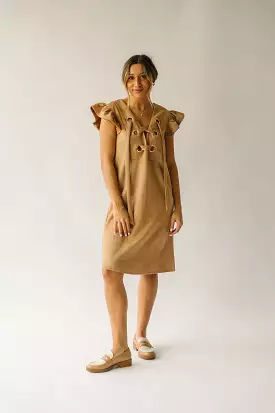 Alamosa dress in camel color