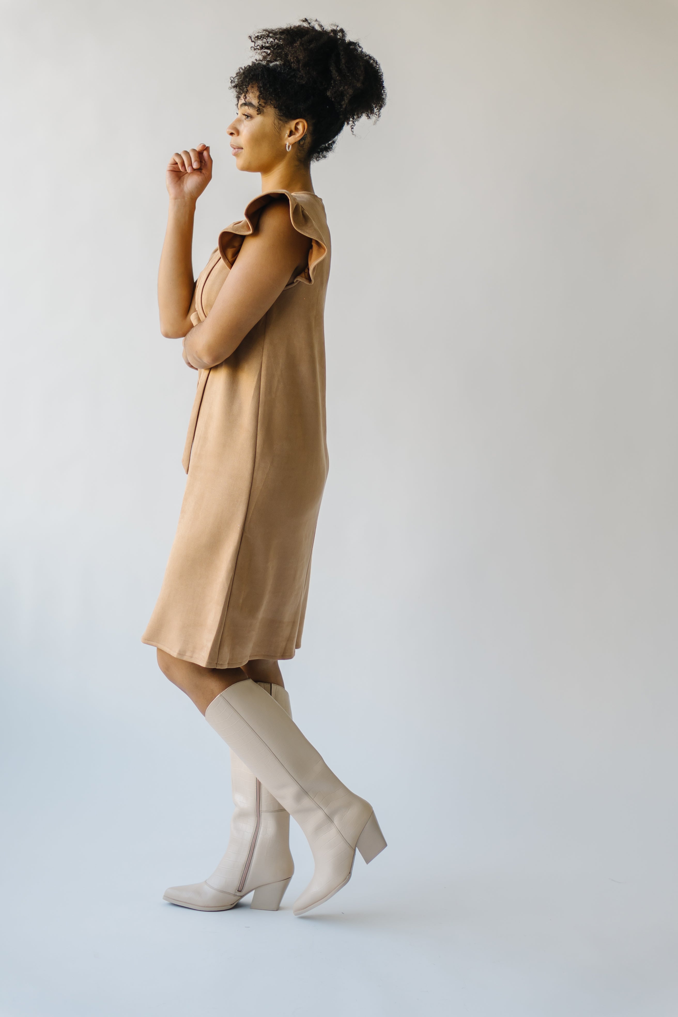 Alamosa dress in camel color