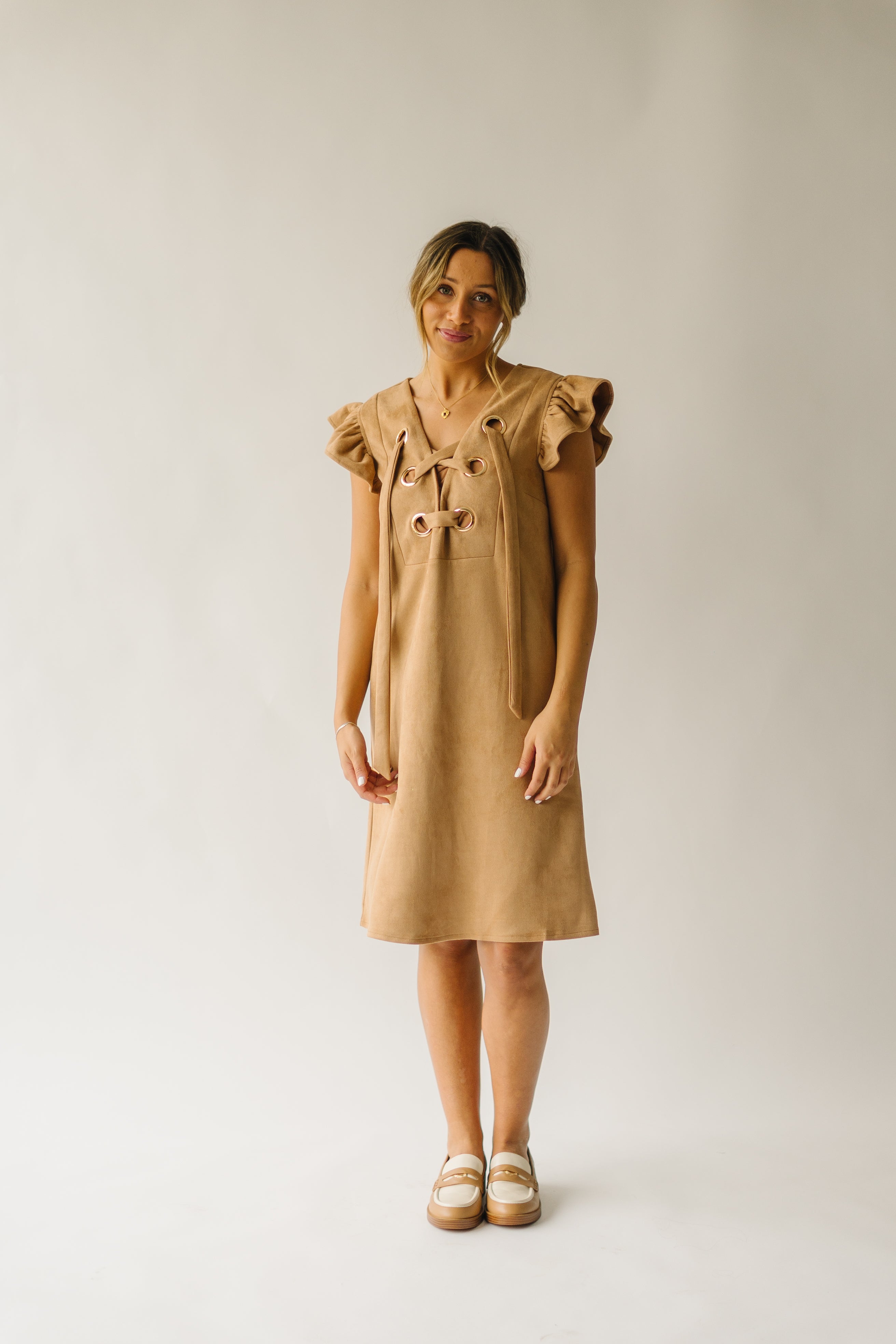 Alamosa dress in camel color