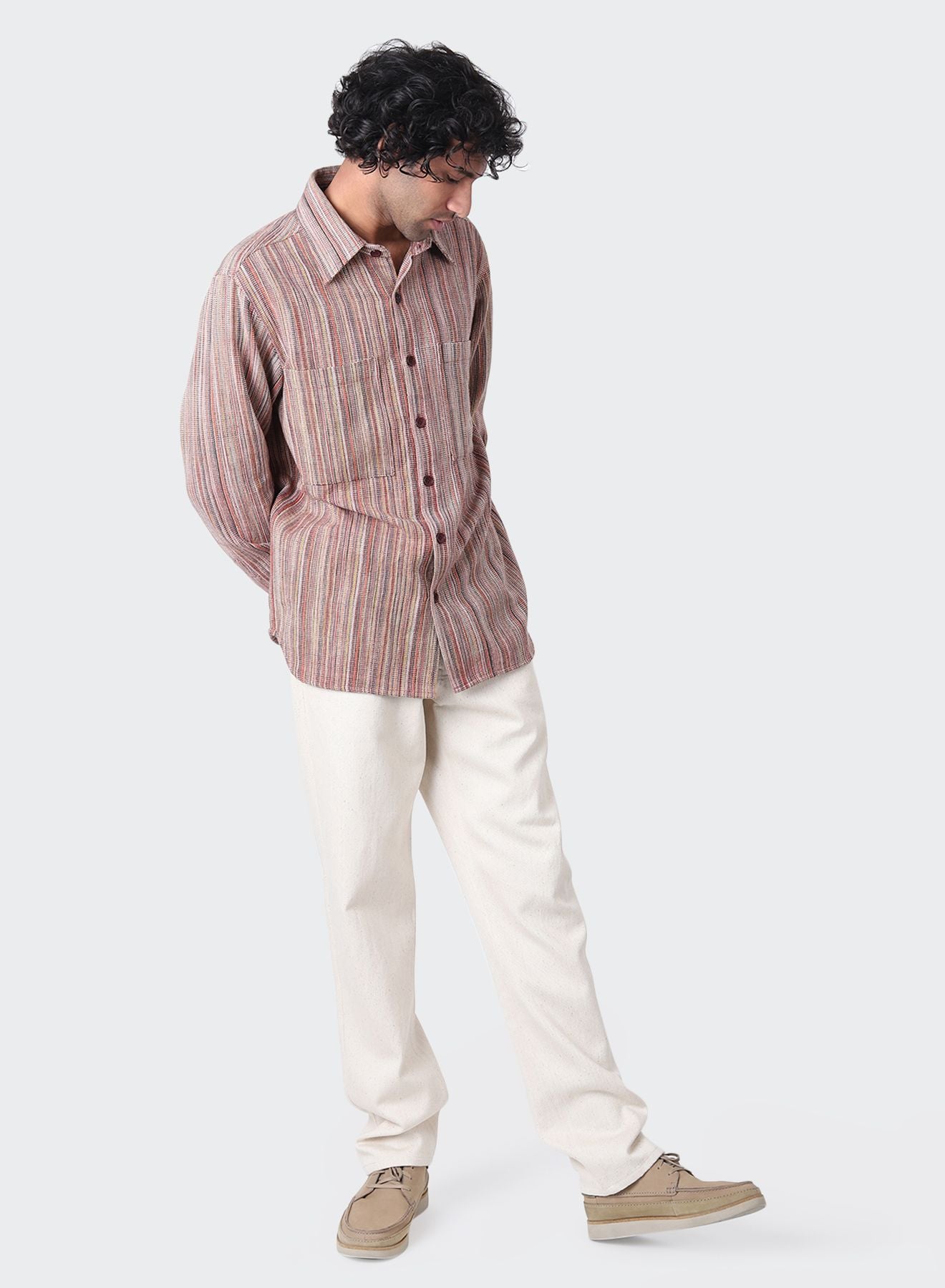 Alok Handloom Long Sleeve Shirt by KARDO DESIGN