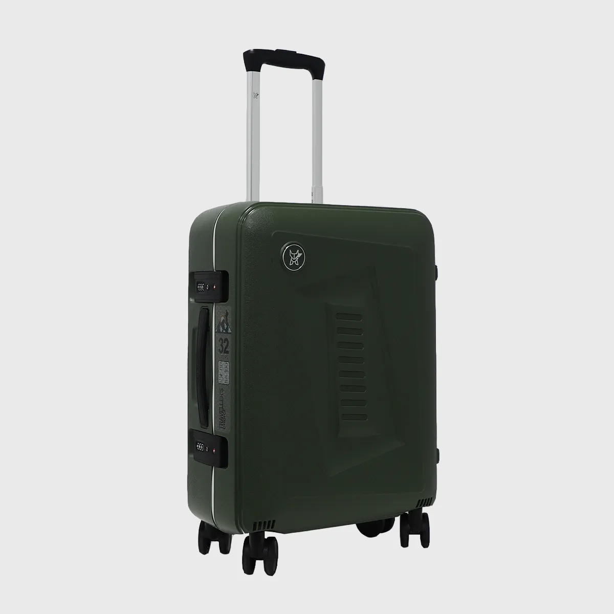 Arctic Fox Olive Check-in Hard-side Luggage Trolley Bag