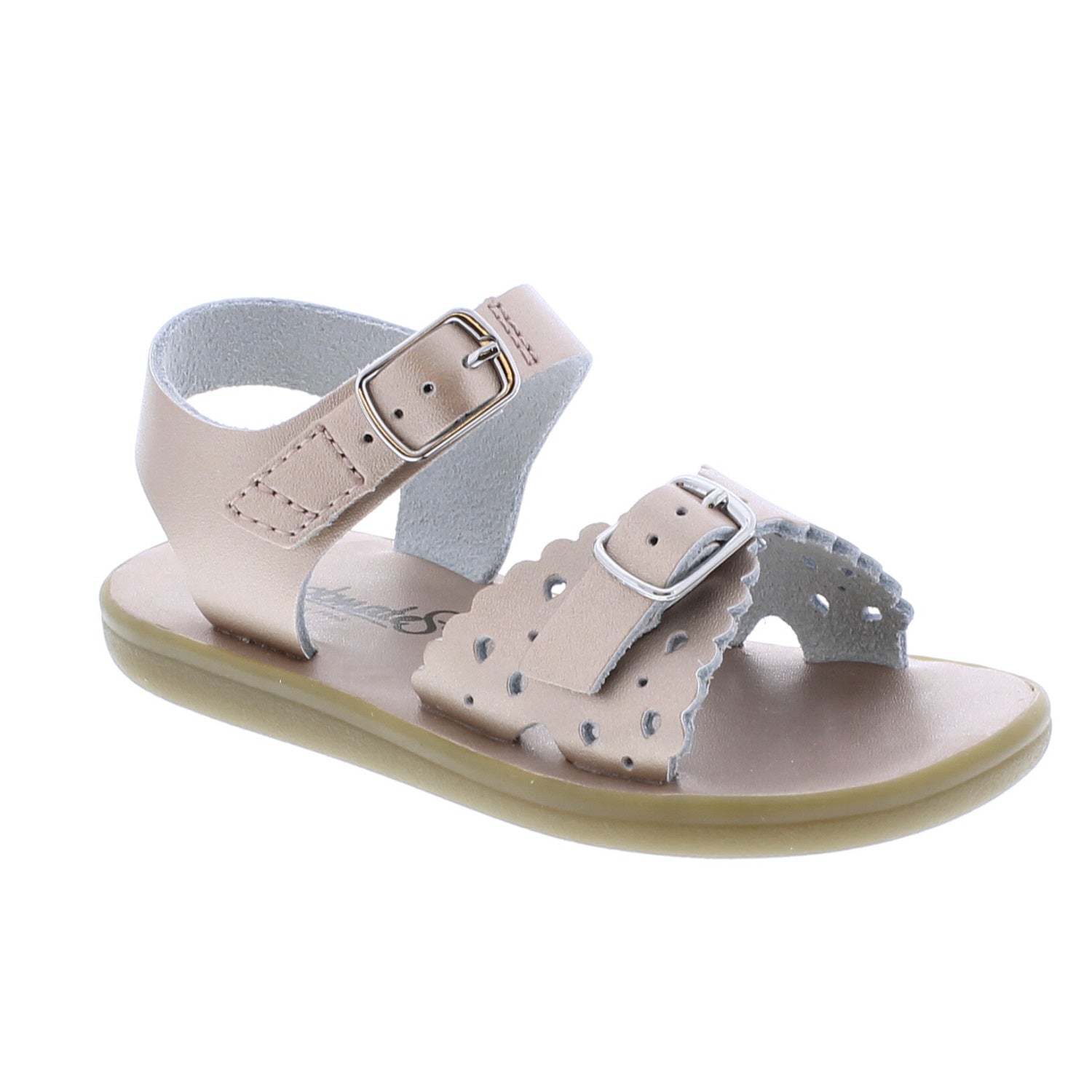 Ariel Eco Kid Casual Sandals Rose Gold Microfiber