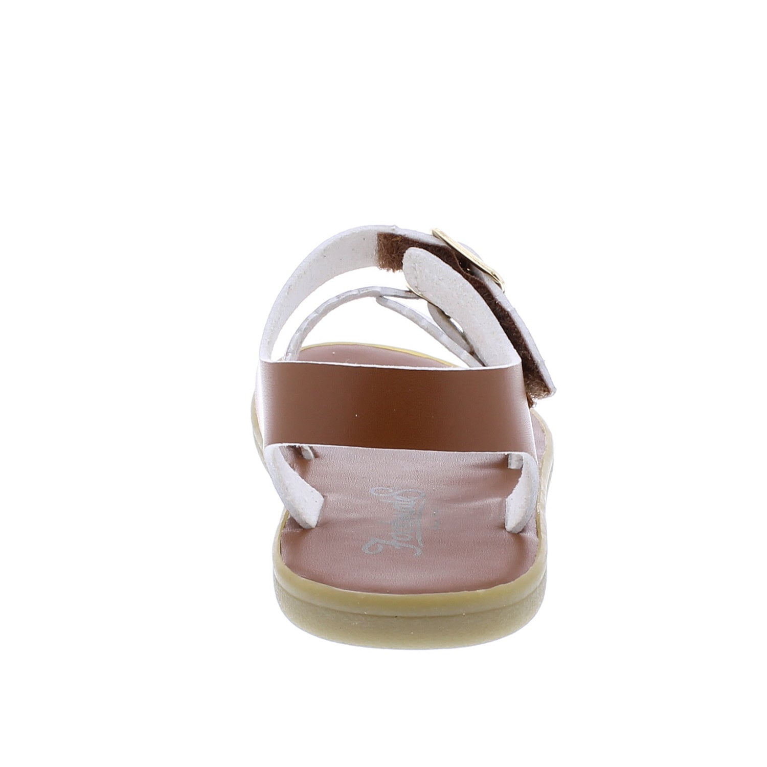 Ariel Eco Kid's Casual Sandal - Tan Microfiber.