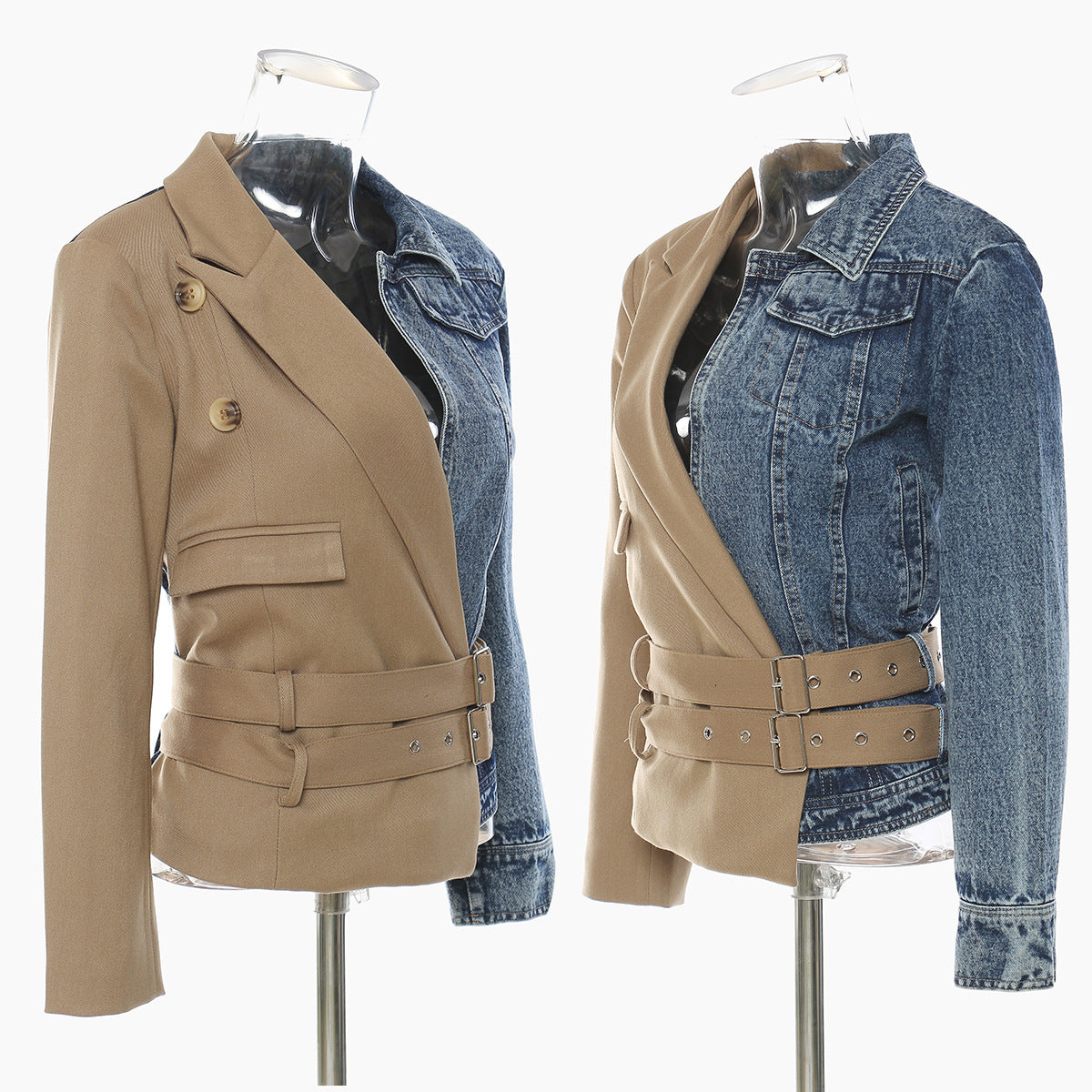 Ashore Boutique 2023 Women's Denim Windbreaker Jacket Collection