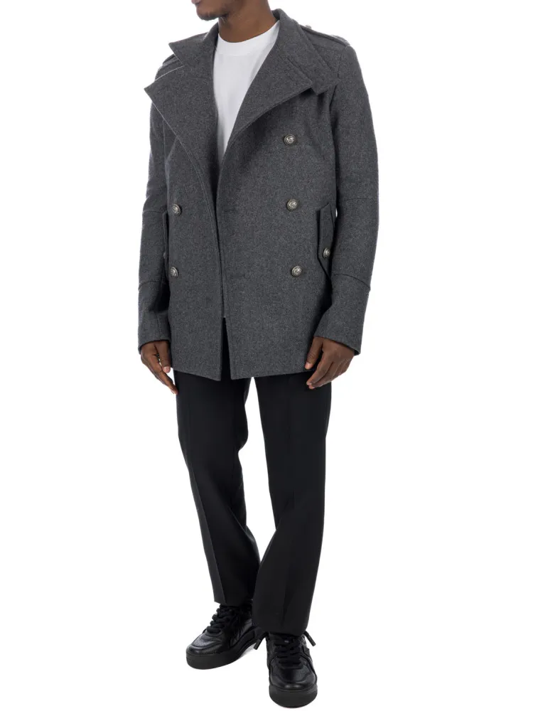 Balmain Officer Peacoat | Credomen