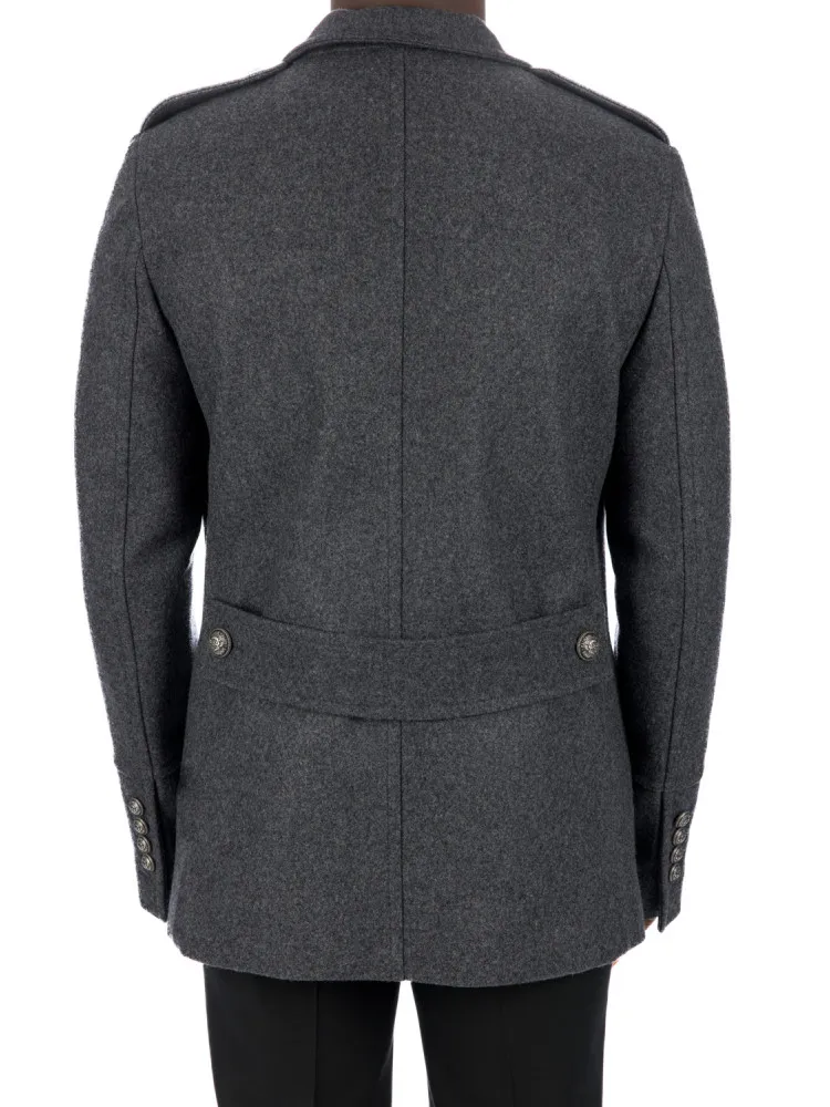 Balmain Officer Peacoat | Credomen