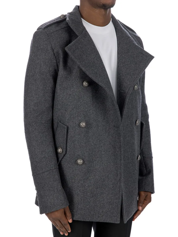 Balmain Officer Peacoat | Credomen