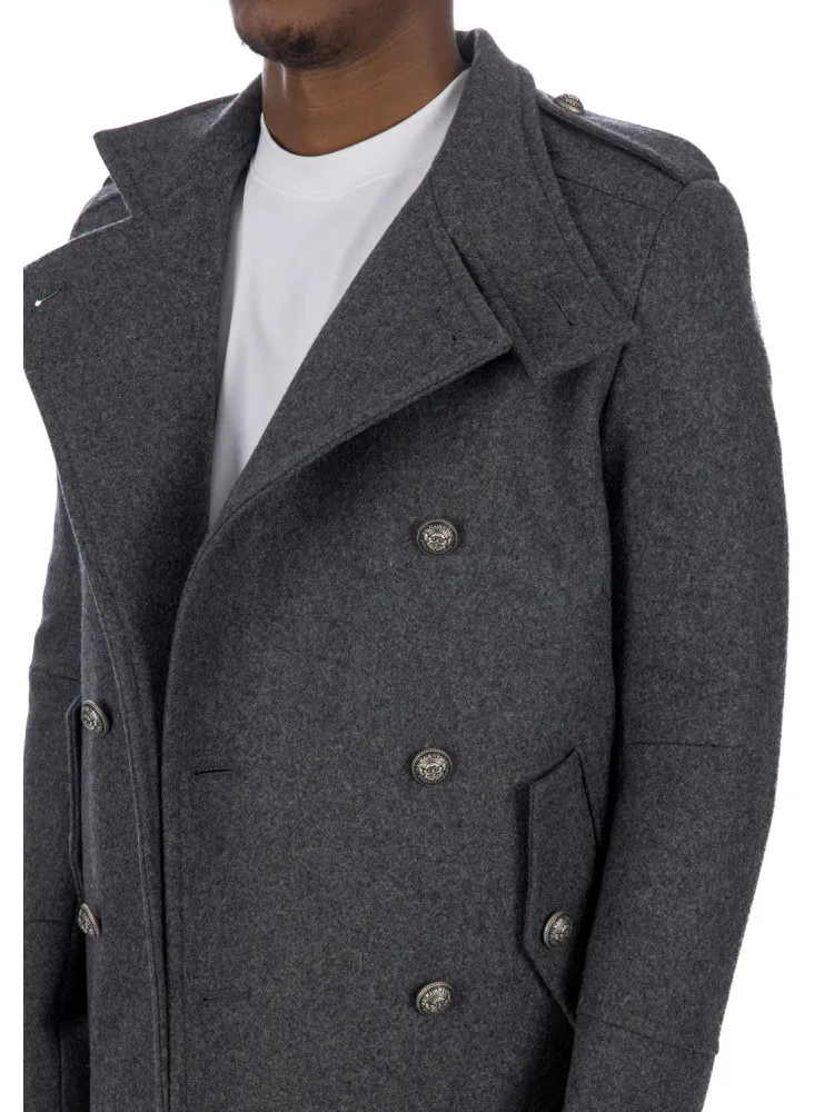 Balmain Officer Peacoat | Credomen