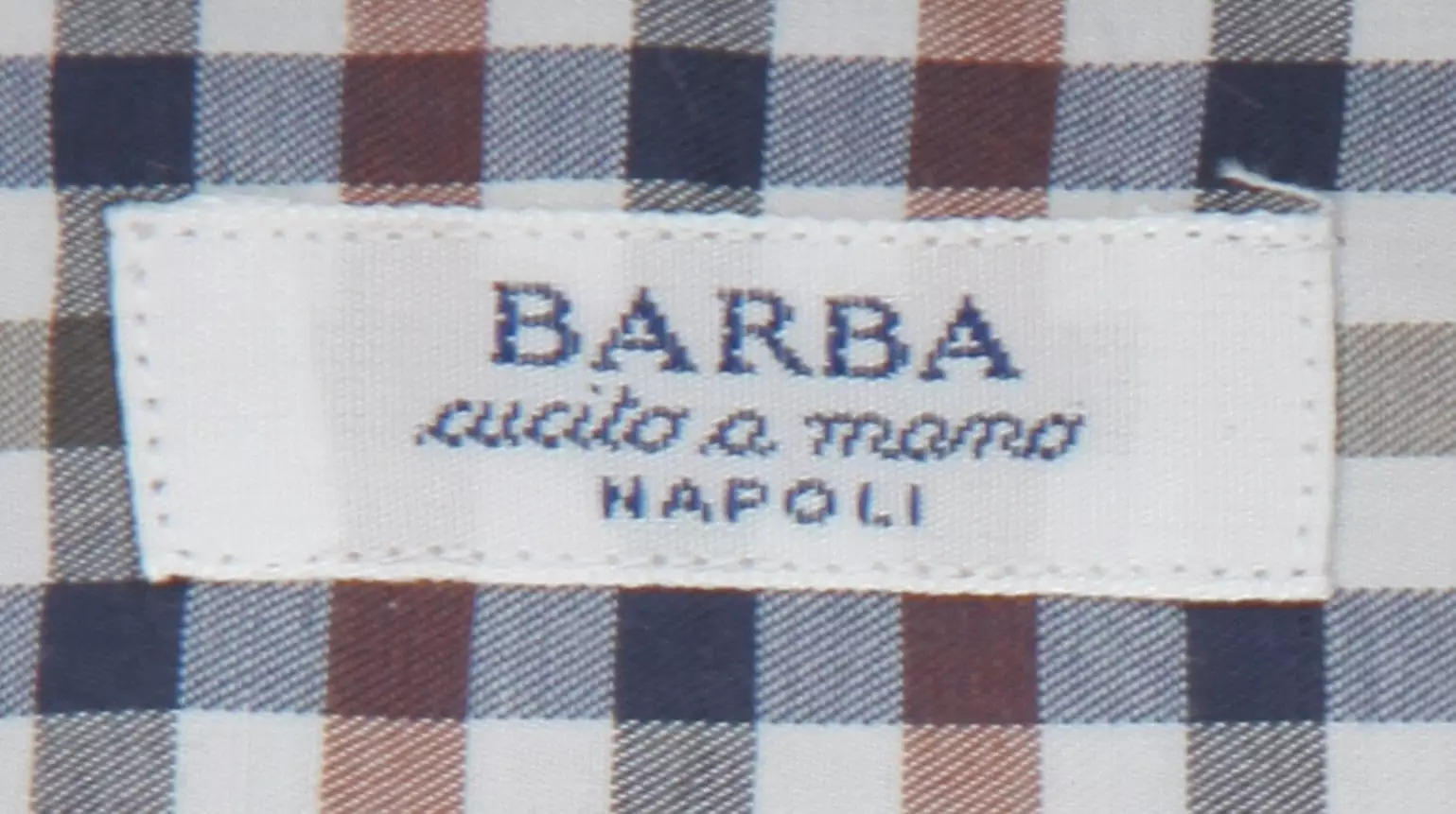 Barba Napoli Brown Slim Fit Shirt