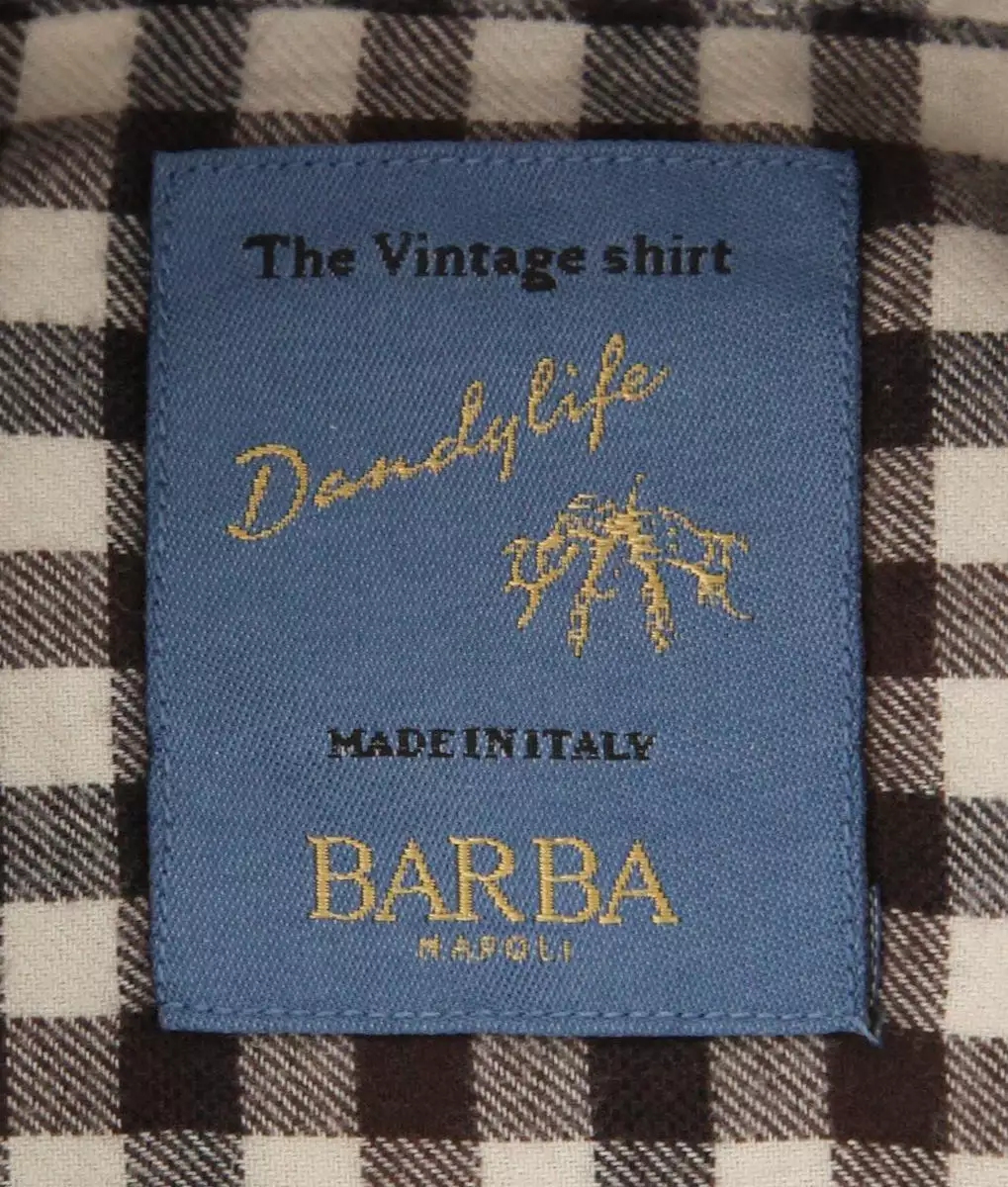 Barba Napoli Extra Slim Brown Shirt