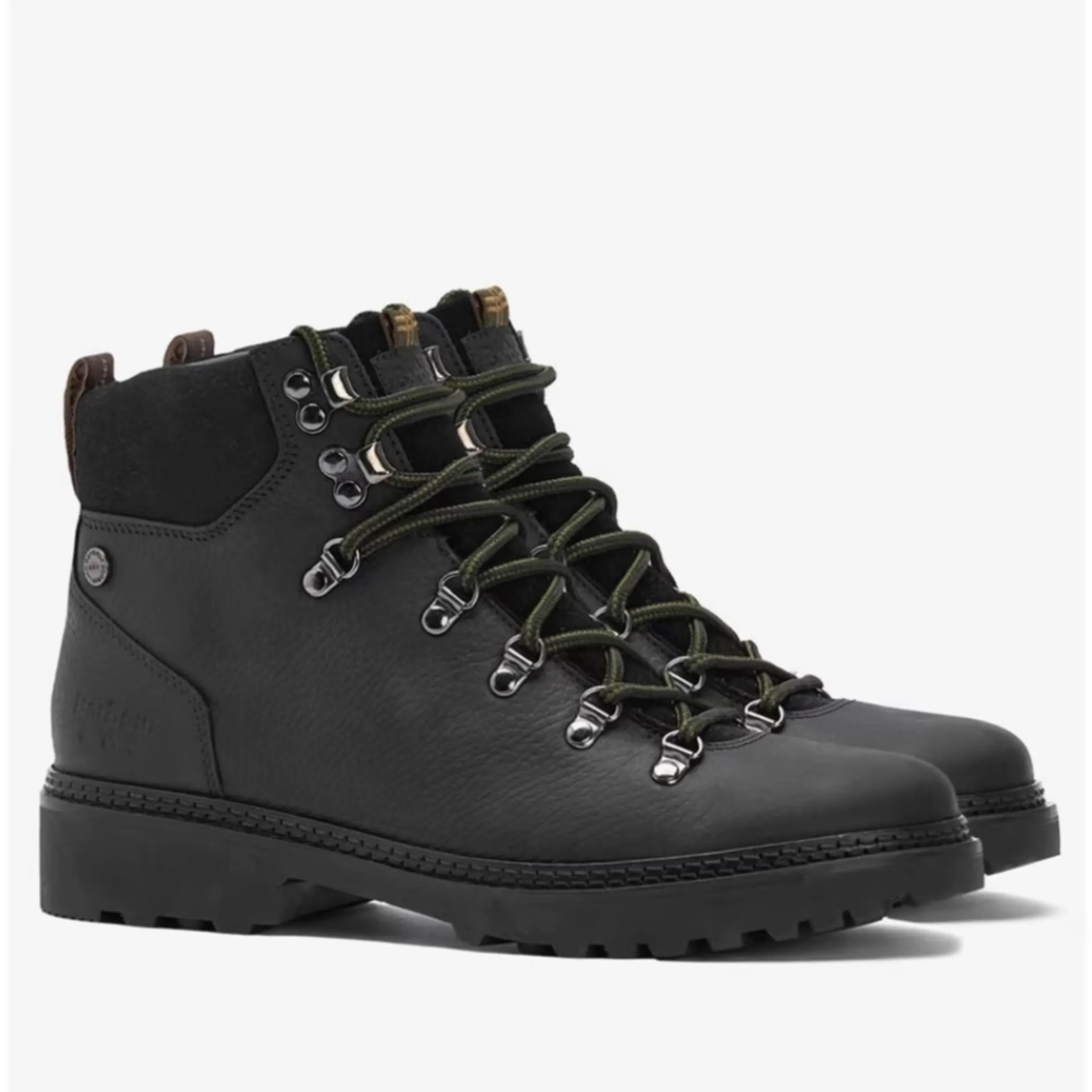 Barbour Black Belgrave Waterproof Hiker Boot LFO0544