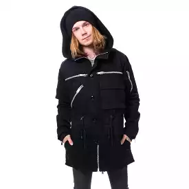 Bastian Black Parka