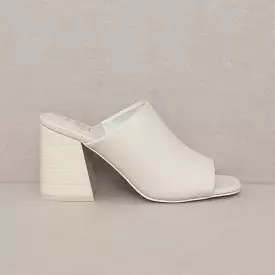 Beige Kathleen Block Heel