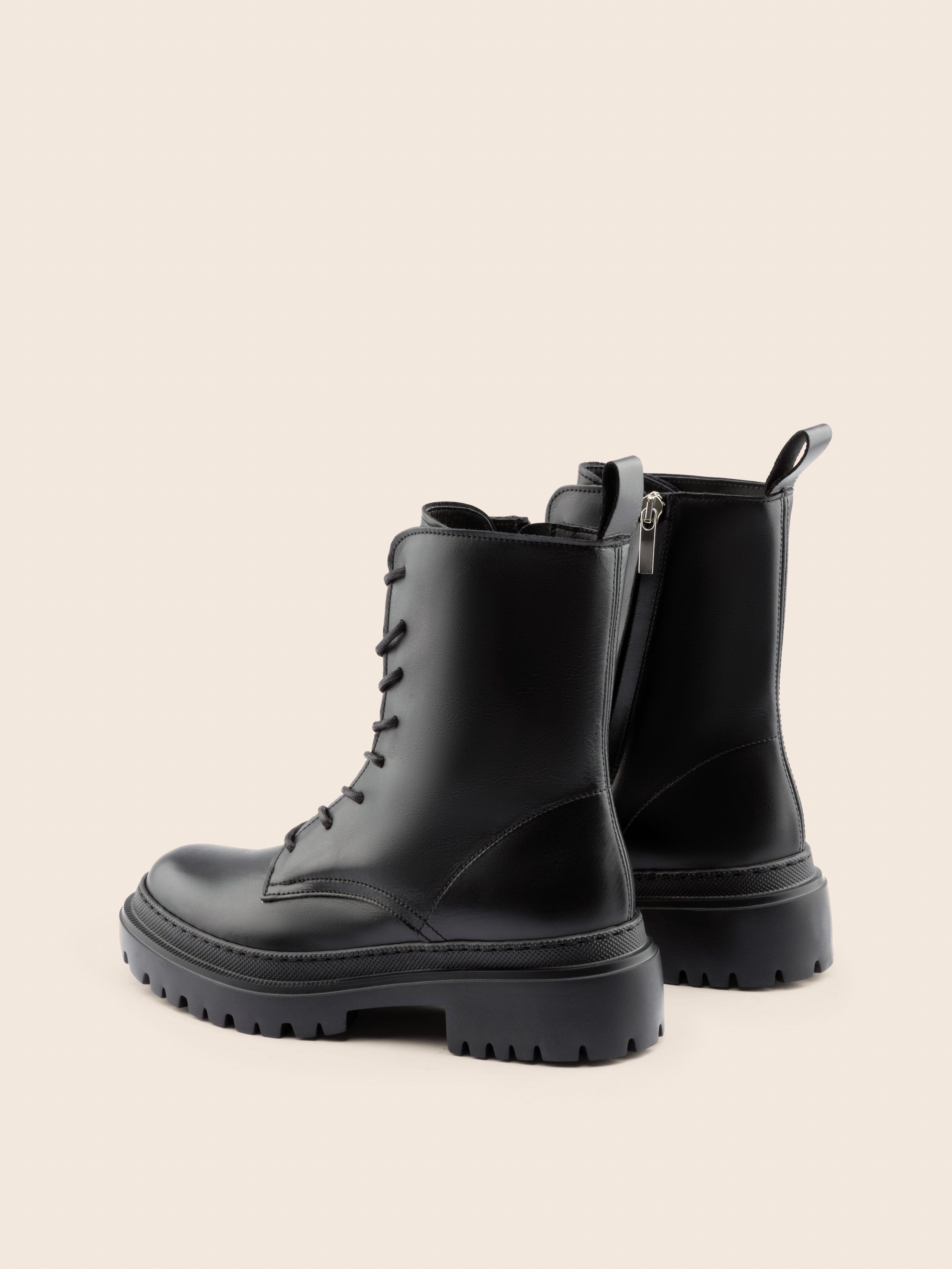 Belluno Leather Boot - Black