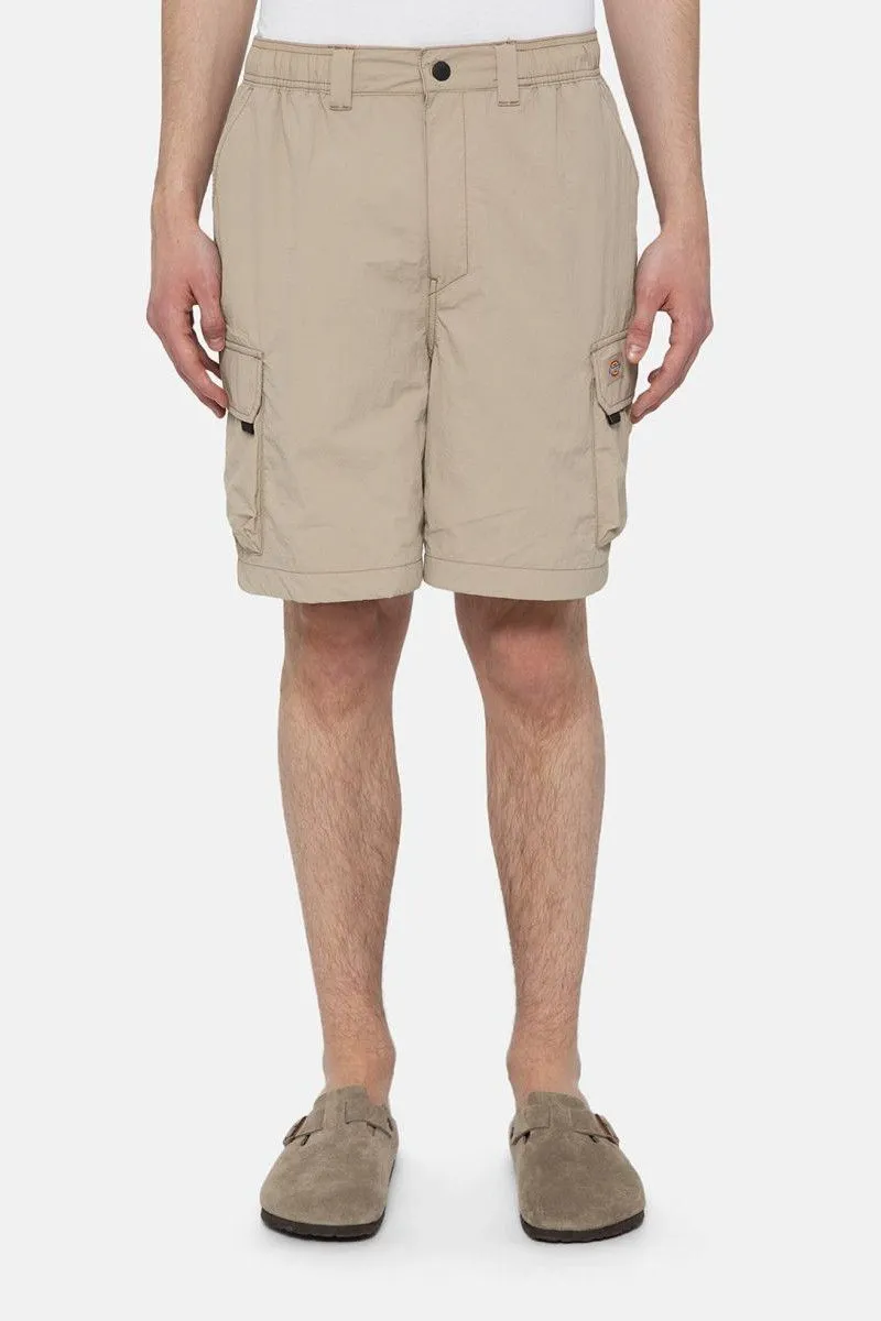 Beige men's Bermuda shorts