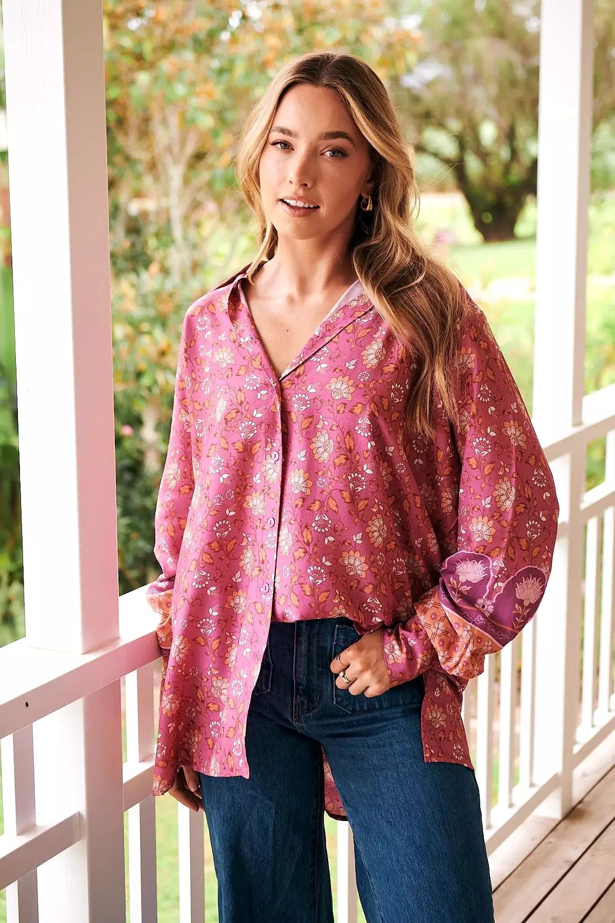 Bindi Shirt Blouse - Rose Collection