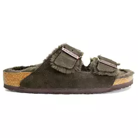 Birkenstock Arizona Shearling Casual Buckles Suede Leather - UK 3.5