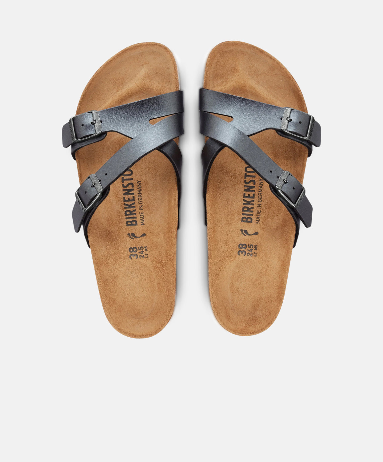 Birkenstock Metallic Black Sandals