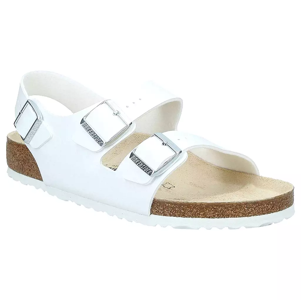 Birkenstock Milano BS Sandals - Adjustable Buckles, Slingbacks, Birko-Flor, Unisex - UK 5.5