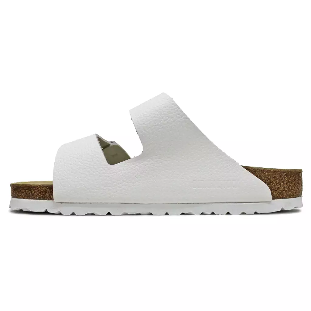 Birkenstock Sandals Arizona, Buckle Straps, Slides, Natural Leather, UK 7.5