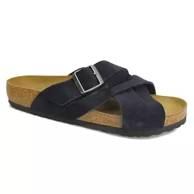 Birkenstock Sandals - Lugano Casual Buckle Slides - Suede Leather - UK 11.5