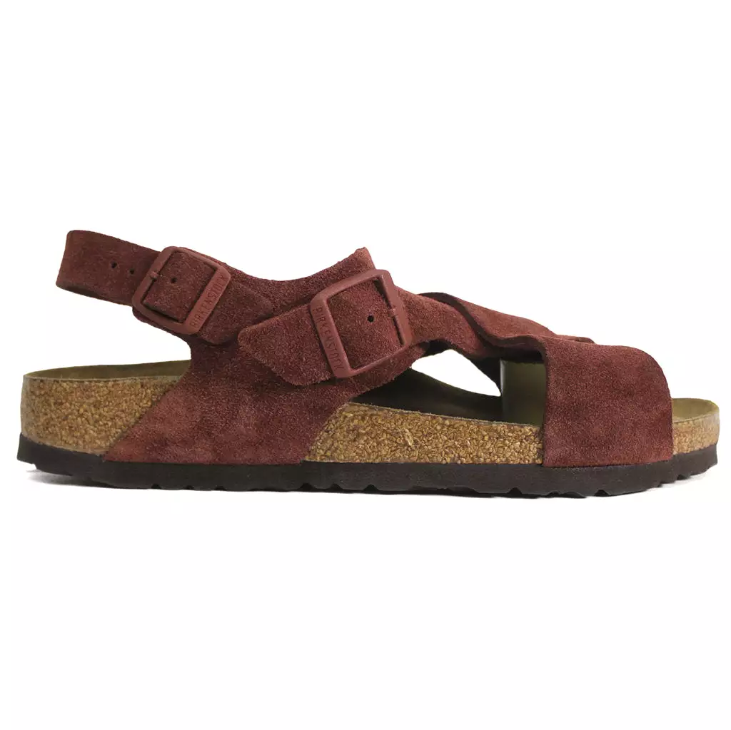 Birkenstock Tulum Soft Footbed Suede Sandals - Chocolate